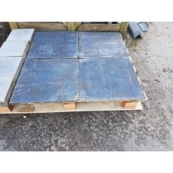 LOT 5m² Indische Kalksteen Zwart 40x40x2cm