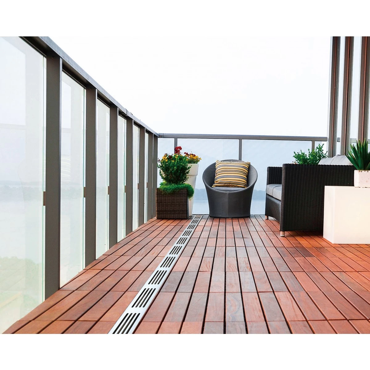 Stardrain Cortenstaal Afvoergoot 100 Cm - Afbeelding 3