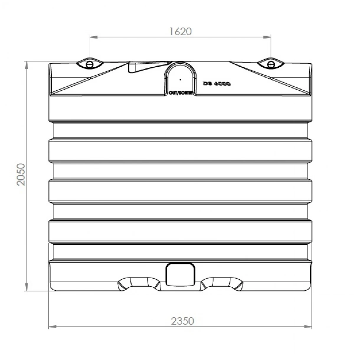 DS 6000 L Regenwaterput Premium