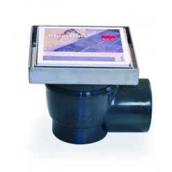 ACO Bluestone Inox Vloerafvoerput Horizontaal