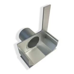 Alu Side-Drain Eindstuk Uitloop Links