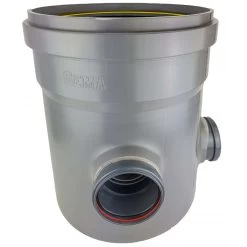 PVC Filterput Zelfreinigend Ø400 - 3 X Ø110 - H50 Cm