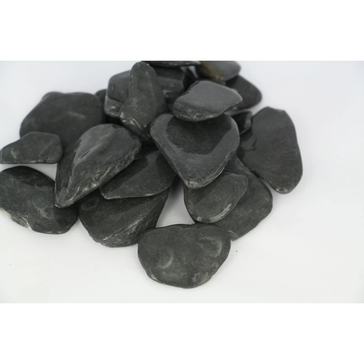 Flat Pebbles Black 30/60 Big Bag 1000 Kg