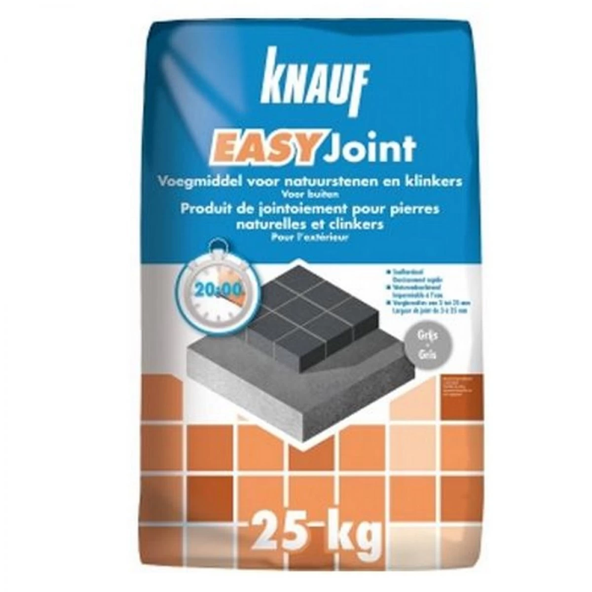 Knauf Easyjoint Antraciet 25 Kg - Afbeelding 4