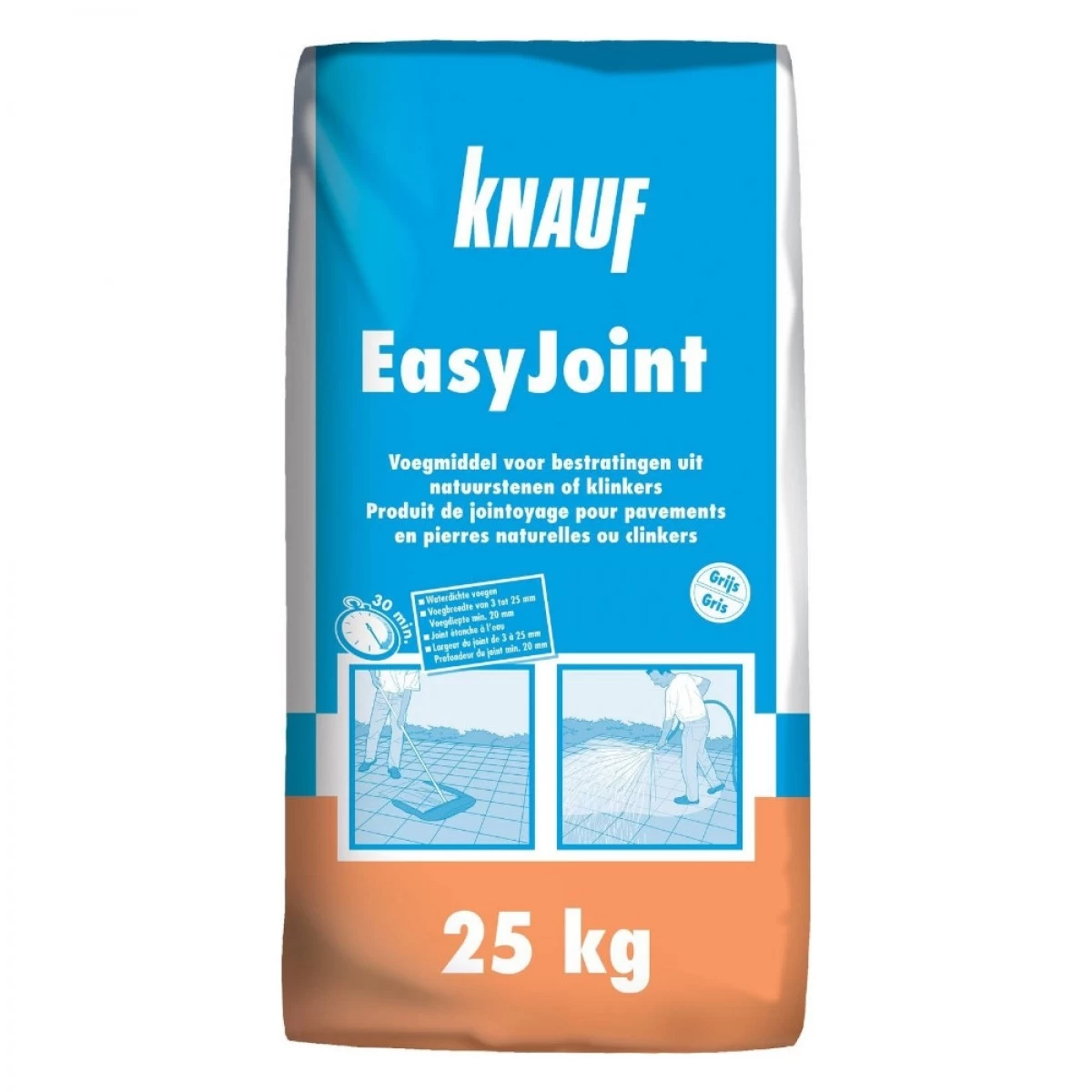 Knauf Easyjoint Antraciet 25 Kg
