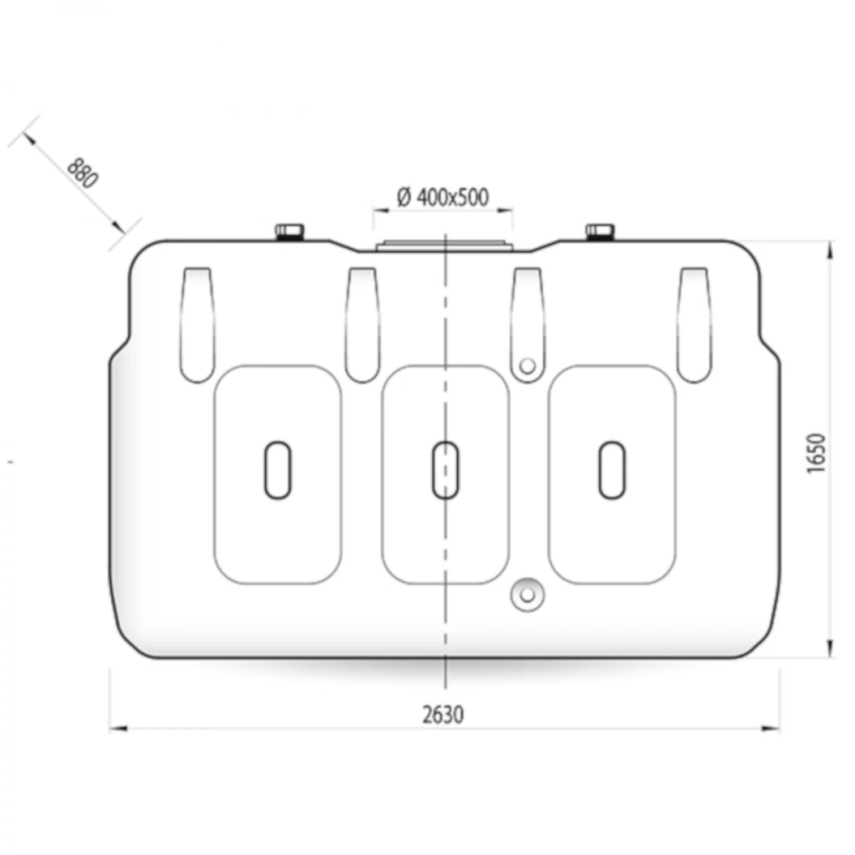 DS Watertank 3000 L - Afbeelding 2