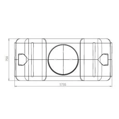 RH 1500 L Regenwaterput/ Septische Put