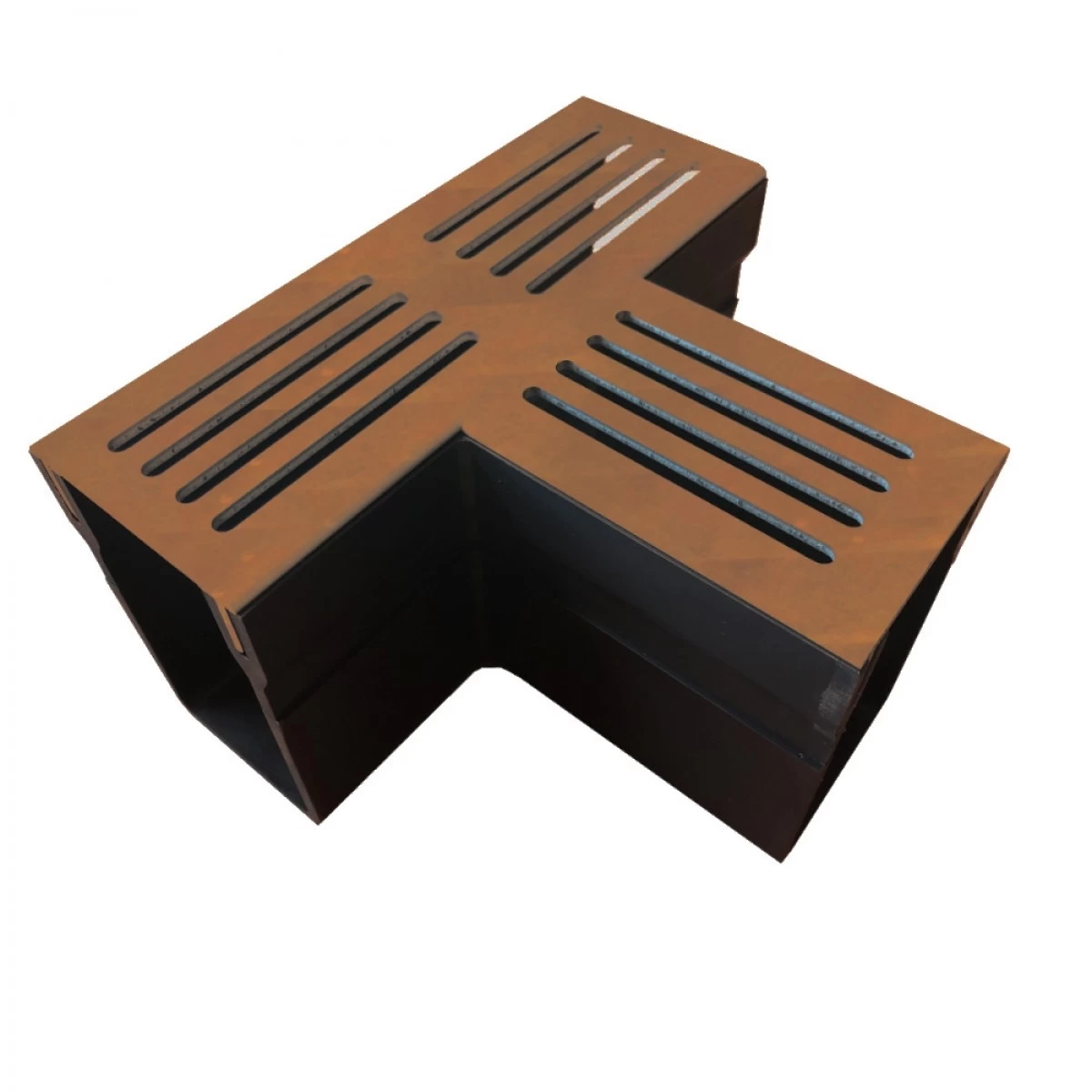 Stardrain Cortenstaal T-stuk