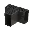 Stardrain Zwart T-stuk