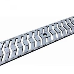 Afvoergeul 100 Cm Met Gietijzer Zigzagrooster B125