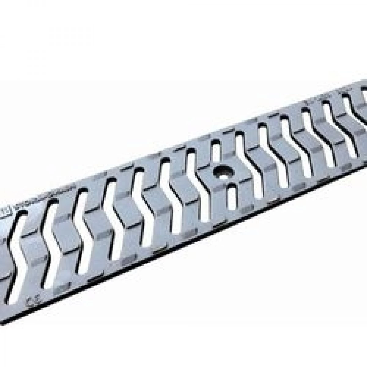 Afvoergeul 100 Cm Met Gietijzer Zigzagrooster B125