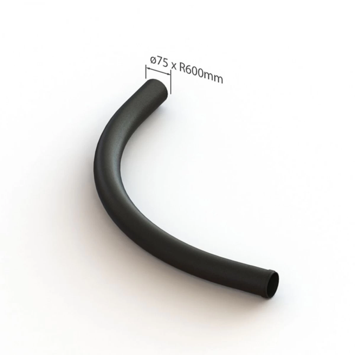 PVC Straalbocht Ø75 - Afbeelding 2