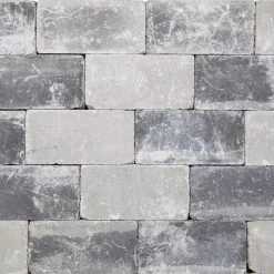 Betonklinker Damme Grijs-Zwart Getrommeld 30 X 20 X 6 Cm Per M²