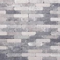 Betonklinker Damme Grijs-Zwart Getrommeld 21 X 6,8 X 6 Cm (per M²)