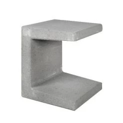 U-element Beton Grijs 40 X 40 X 50 Cm